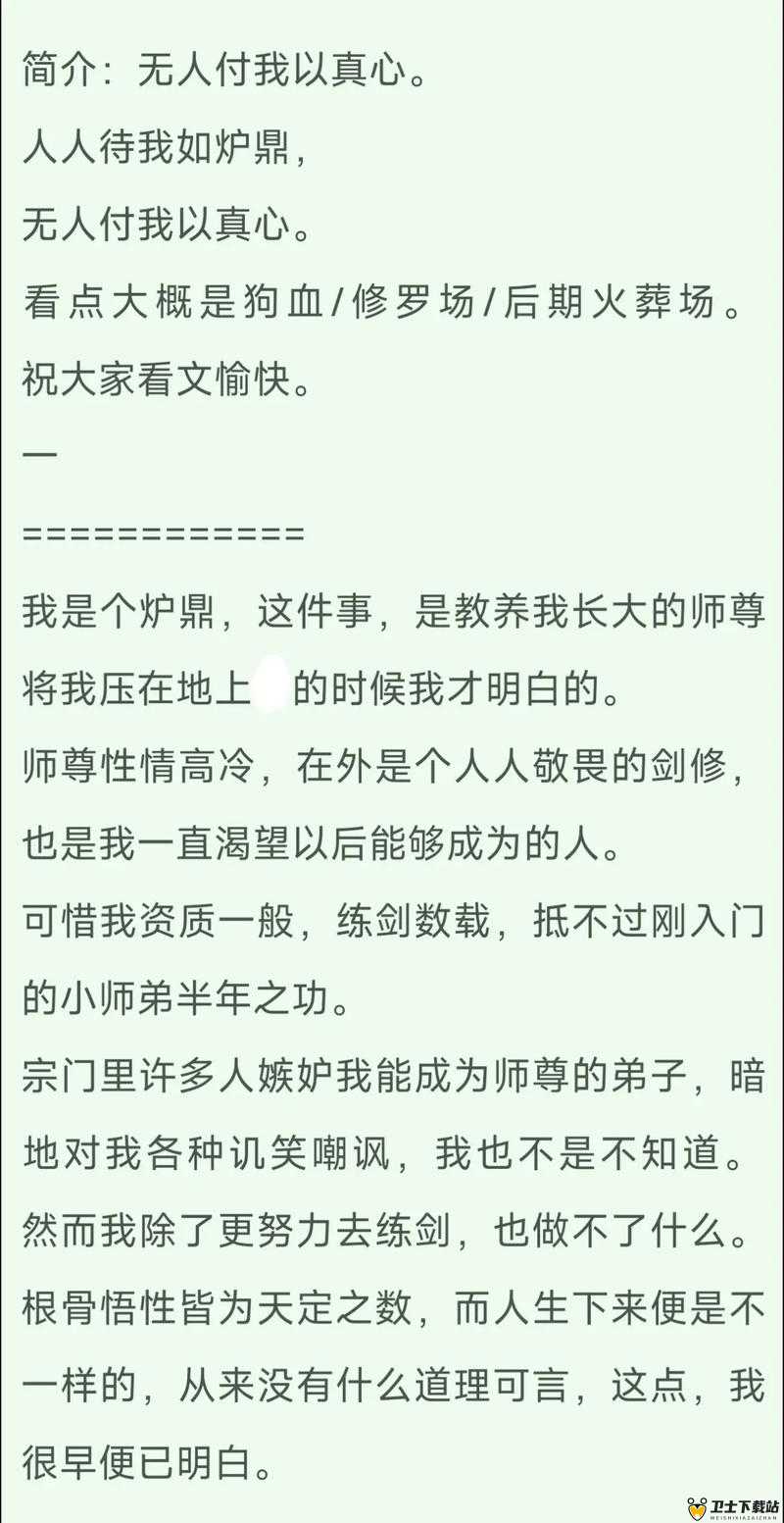 人人待我如炉鼎昨夜灯好看吗：深度解析其独特魅力所在